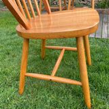 4 Scandinavian chairs in light wood