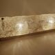 Large Vintage Murano Glass Brass Wall Lamp