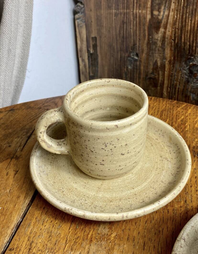 Niderviller stoneware coffee cups