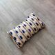 Handmade blue and white handira moroccan berber cushion