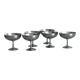 6 stainless steel footed bowls MAT
