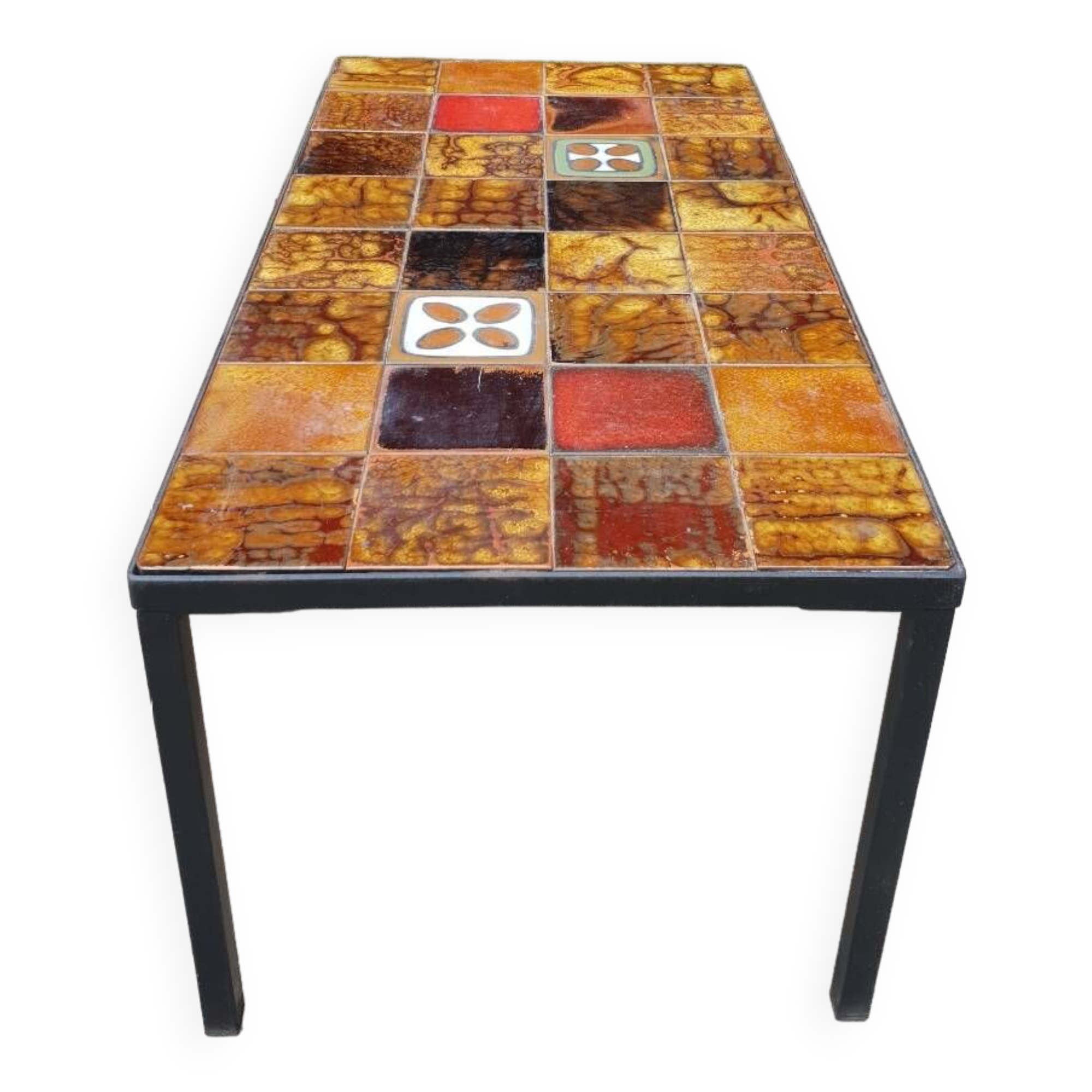 Vallauris ceramic coffee table 1970