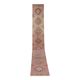 Vintage Turkish hallway rug 79x734 cm