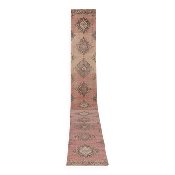 Tapis de couloir turc vintage