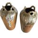 Pair of stoneware vases, Signed, 1950s/60s
