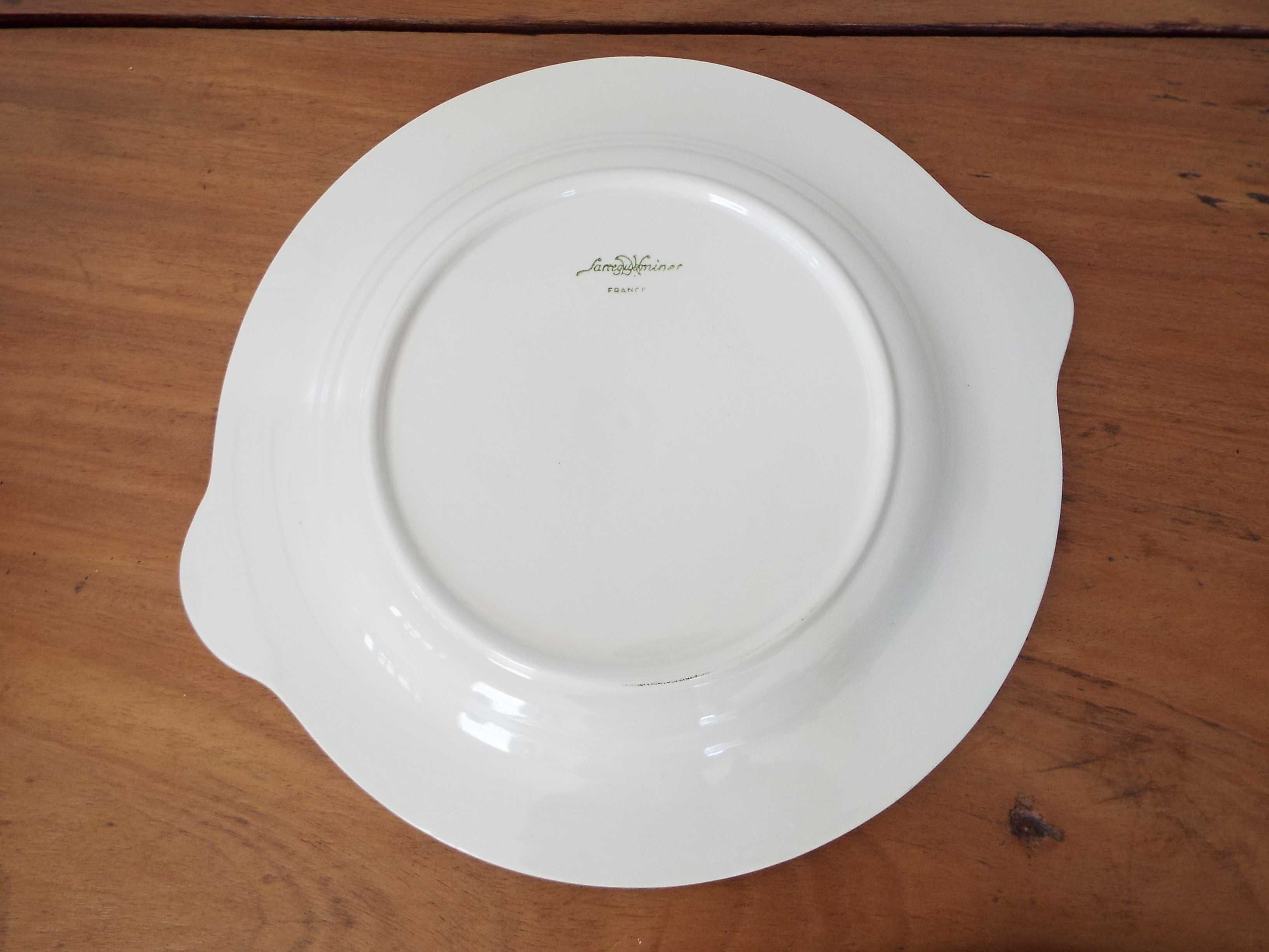 6 fish plates Sarreguemines