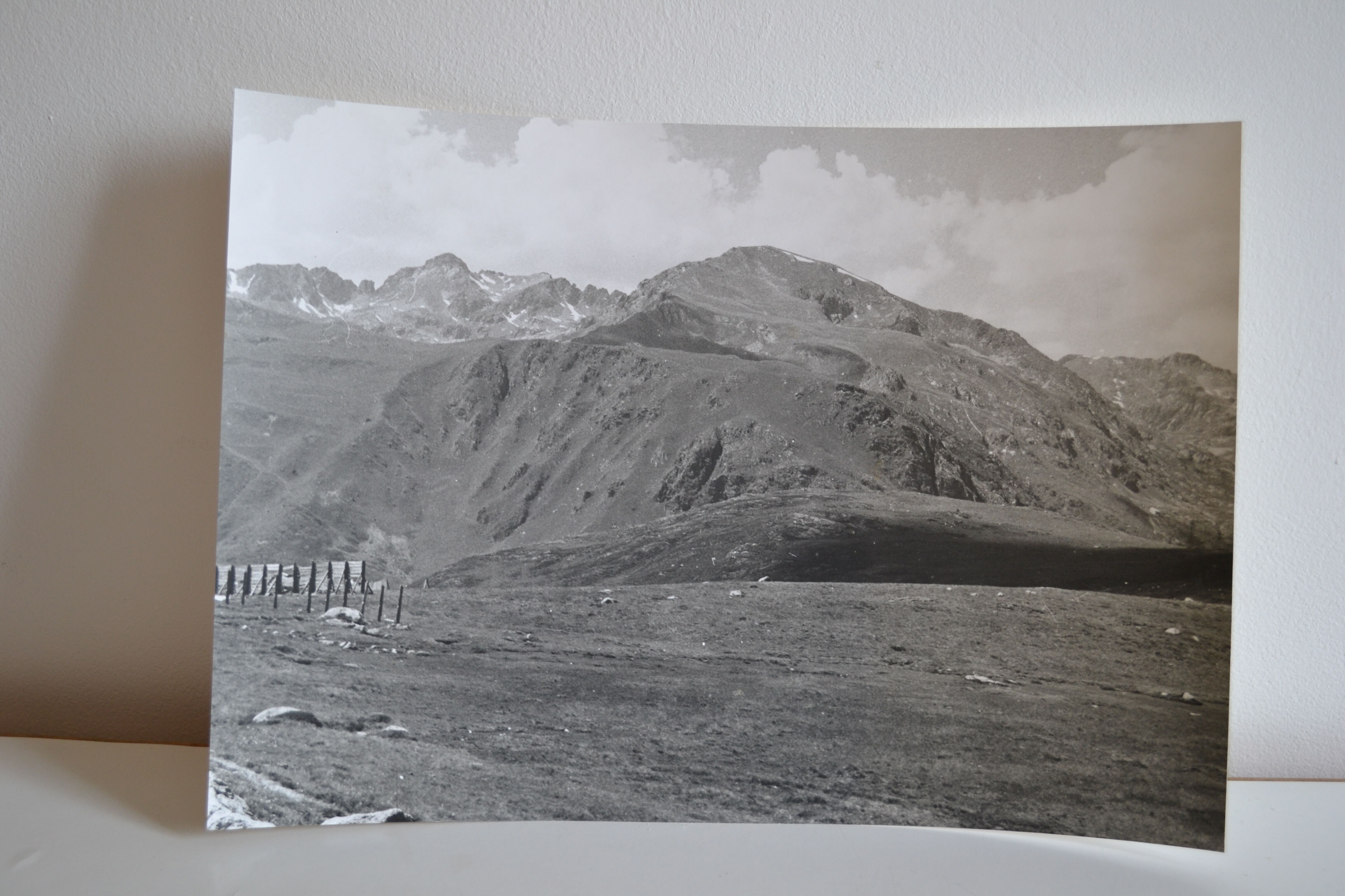 Anonymous silver photo mountains circa 1970