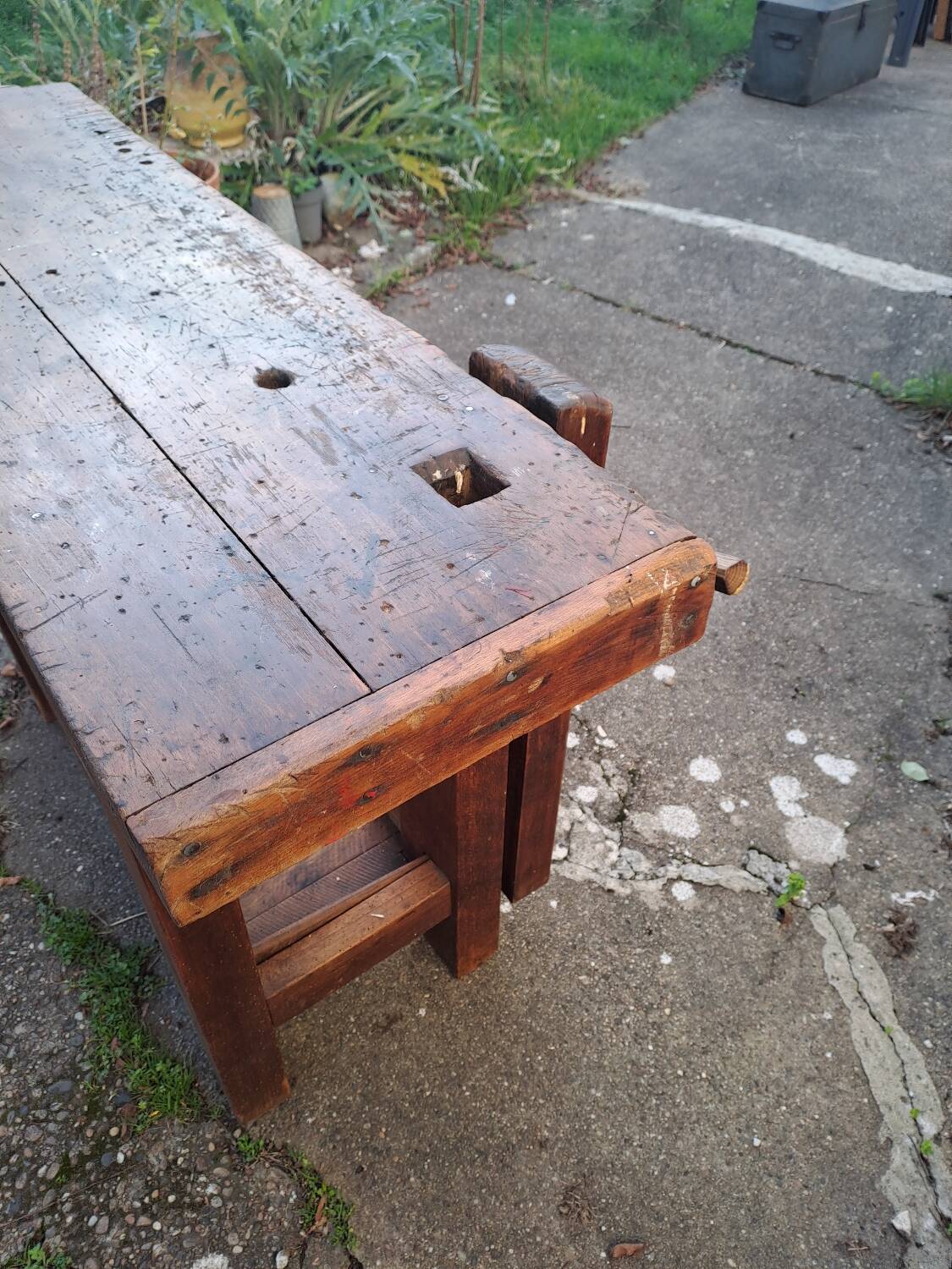 Early 20th century sculptor's workbench