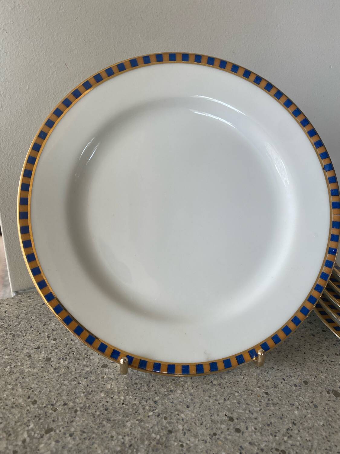 6 dessert plates Limoges France