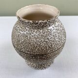 Vase en émail crispée