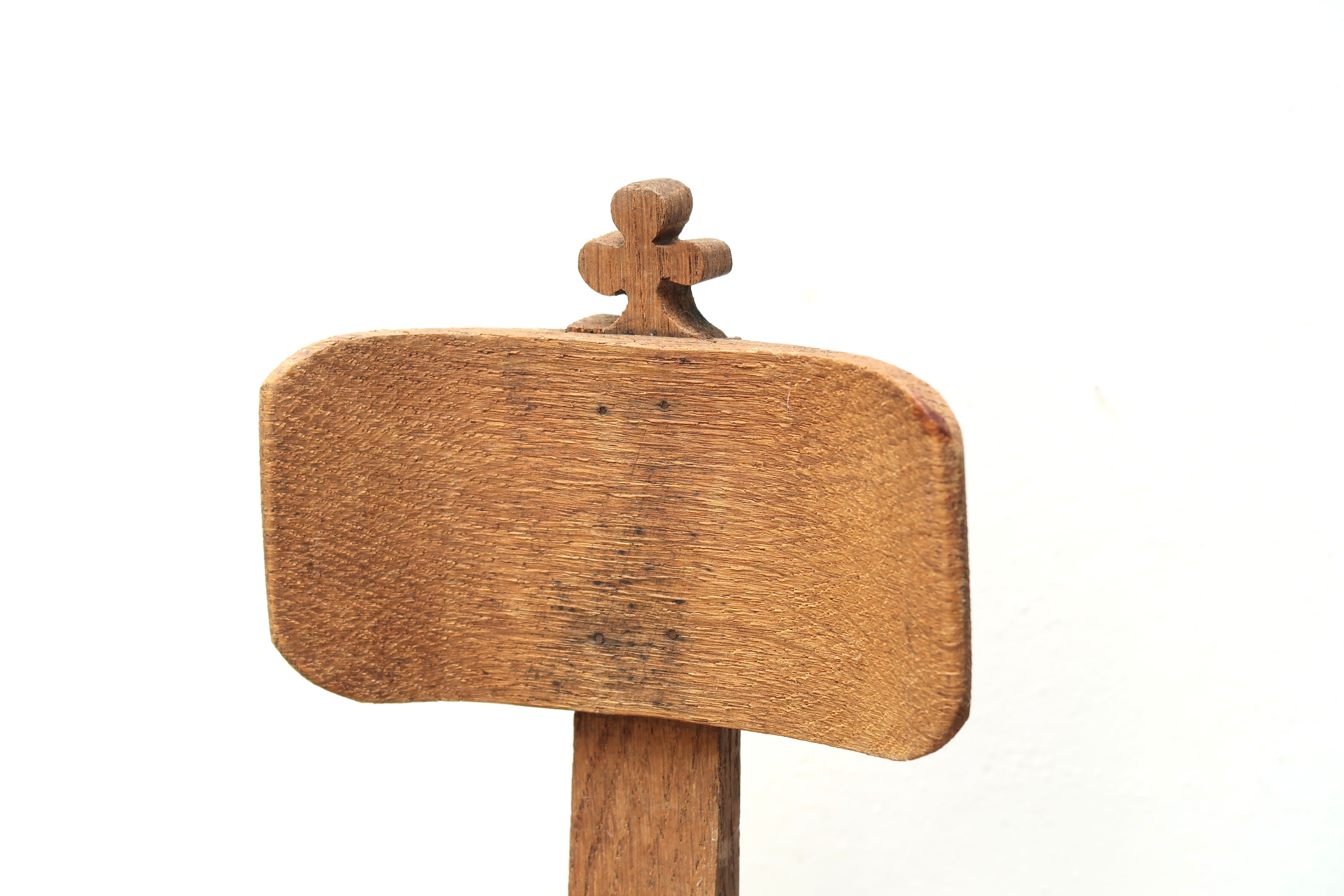 Chaise pour poupée en bois, années 50