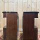 Pair of Art Deco bedside tables with marble.