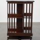 Antique English Wooden Book Carousel on Wheels – Late 19th Century