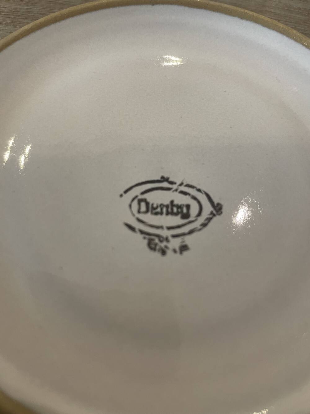 English stoneware tea service denby england 12 pale blue and white castille model