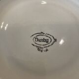 Service a the gres anglais denby england 12 bleu pale et blanc modele castille