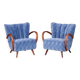 Czech Art Deco Armchairs by J. Halabala for Up Závody, 1930s, Set of 2