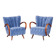 Czech Art Deco Armchairs by J. Halabala for Up Závody, 1930s, Set of 2