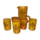 Ceramic broc set and cup