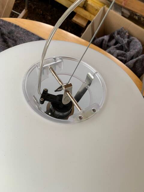 Glo-ball s2 suspension large model by jasper morrison for flos