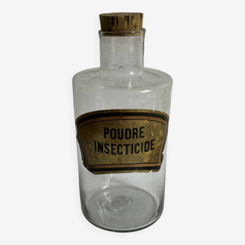 Flacon d'apothicaire - Poudre insecticide