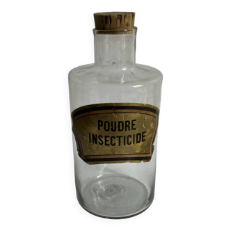 Flacon d'apothicaire - Poudre insecticide