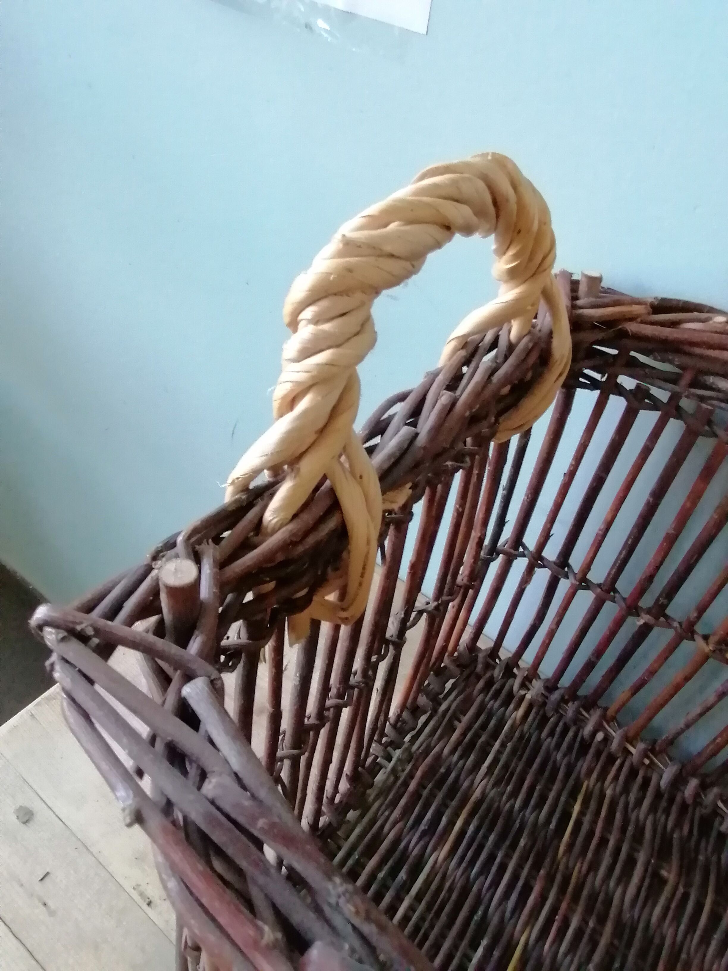 Wicker basket, rattan