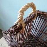 Wicker basket, rattan
