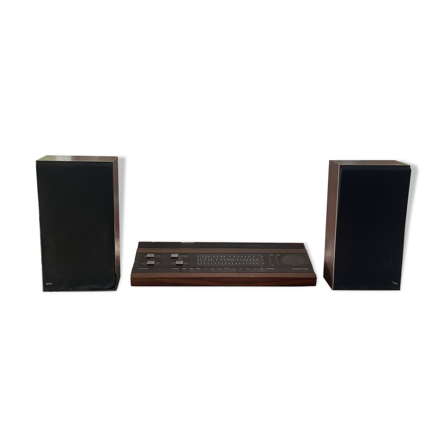 Bang & Olufsen BeoMaster 2000 tuner with Beovox S45 speakers, circa 1970