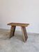 Tabouret banc ancien bois patine brocante