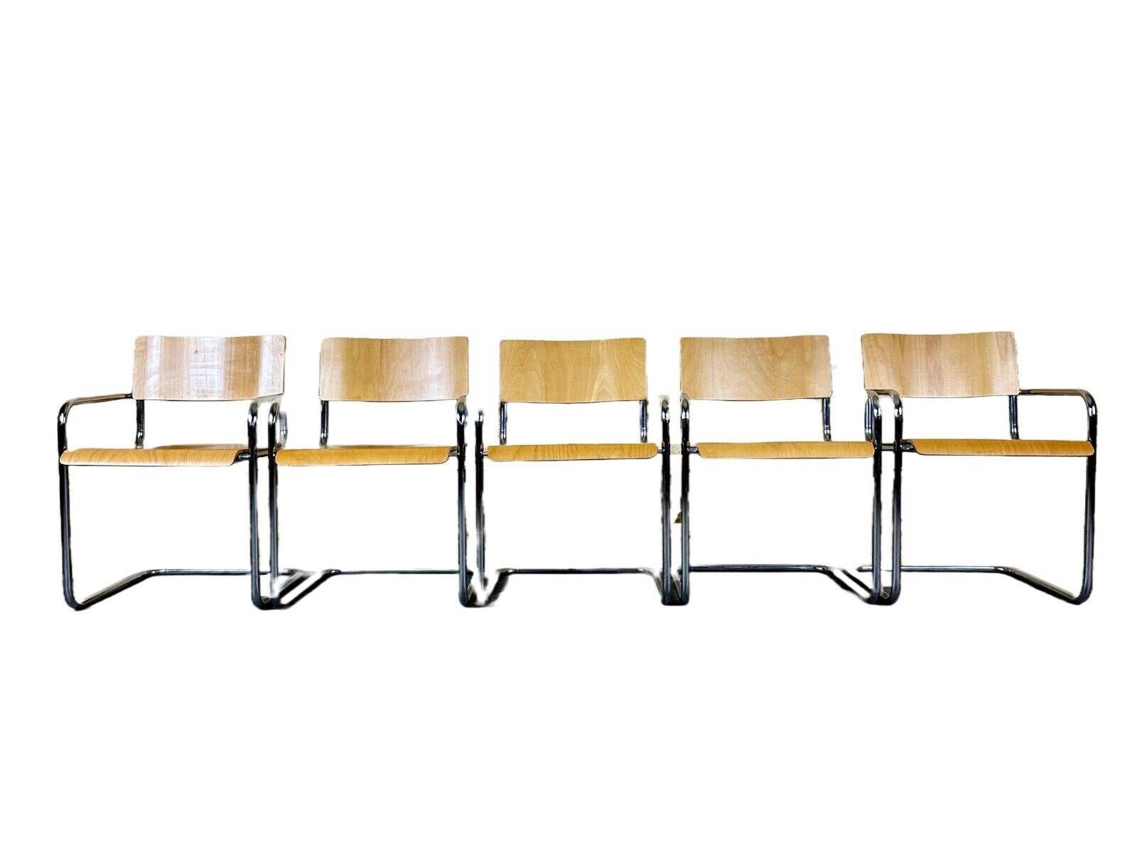 5x 80s chair chairs cantilever armchair plurima italy design