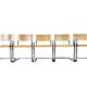 5x 80s chair chairs cantilever armchair plurima italy design