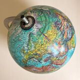 Terrestrial globe made in Denmark
