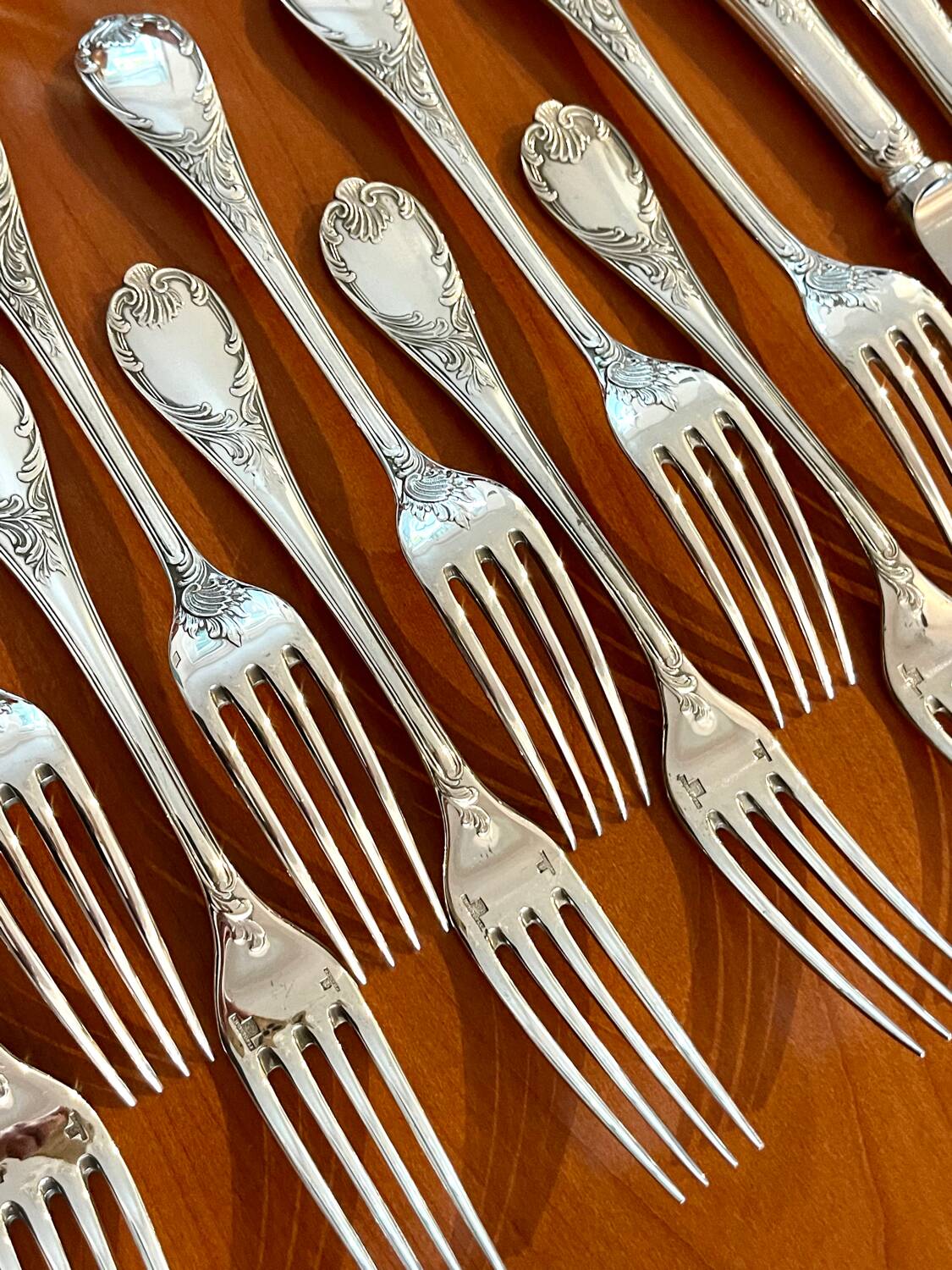 Christofle Marly cutlery set in superb condition 61 pieces for 12 people