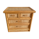 Commode boîte à bijoux en rotin