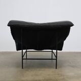 vintage Black leather Butterfly chair by G. van den Berg for Montis, 1980s