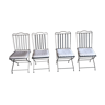 Toscana folding chairs made of unopiu graphite iron