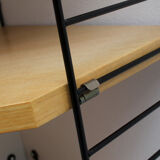 1960s corner wall unit in ash , Nisse Strinning Sweden