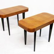 Two Paldao Line Art Deco End Tables By Gilbert Rohde For Herman Miller, C 1940