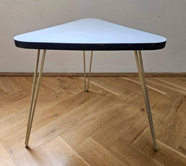 Midcentury Tripod Flower or Side Table ULUV, 1970s
