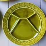 Five plates with scandinavian ceramic hors d'oeuvres
