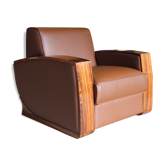 Armchair leather art deco