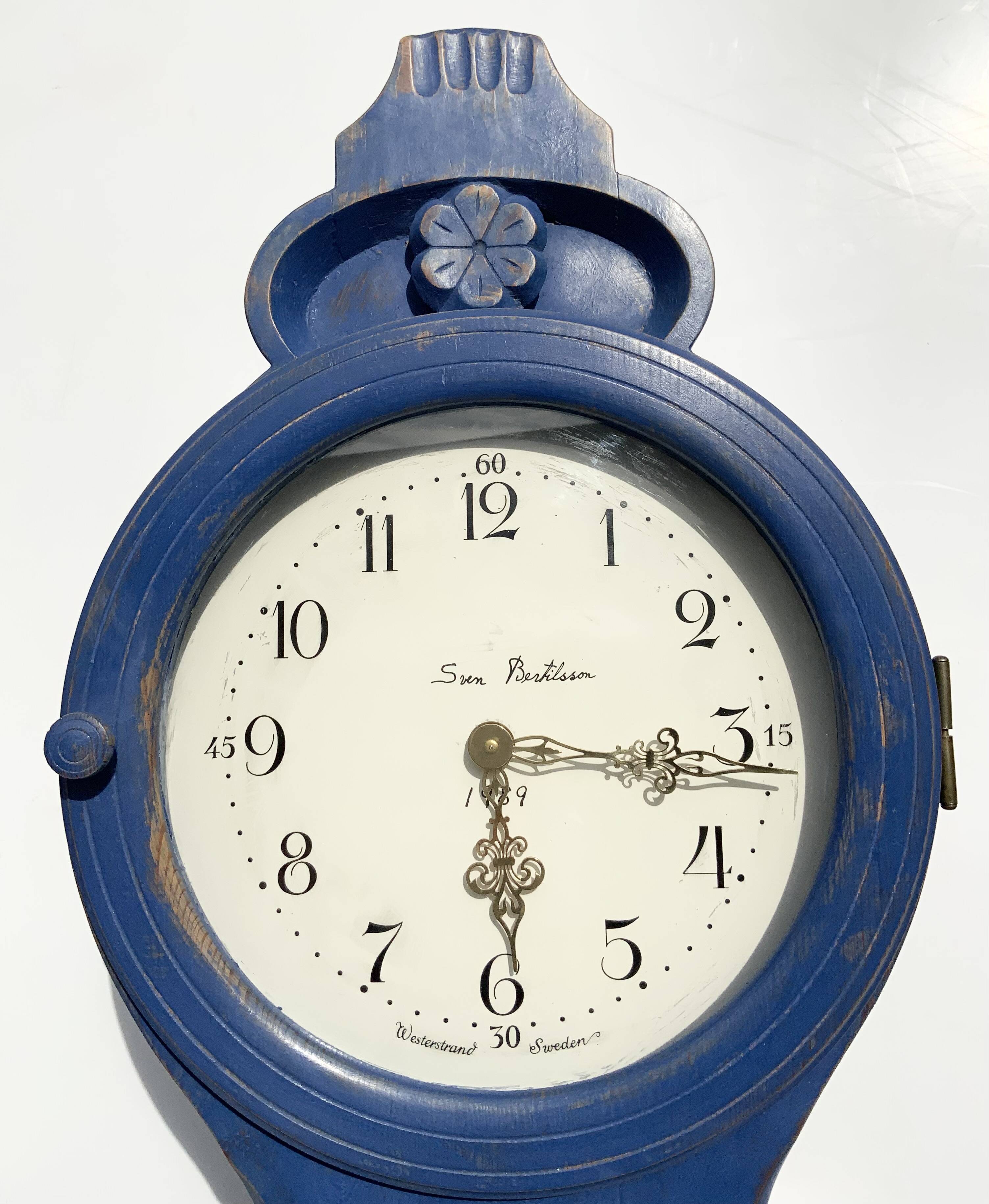 Vintage Mora Clock, 8 day Regulatotor Clock with Westerstrand by Sven Bertilsson