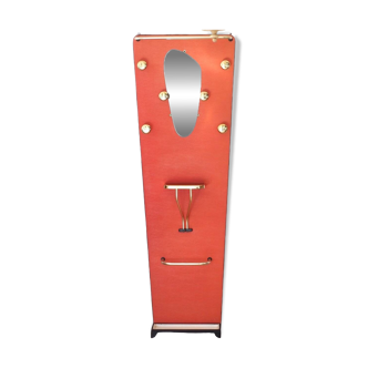Vintage coral and brass entrance hall