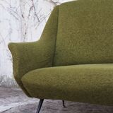 Curved sofa by Gigi Radice for Minotti, 1950