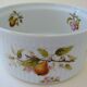 Moule à soufflé en porcelaine à décor fruitier