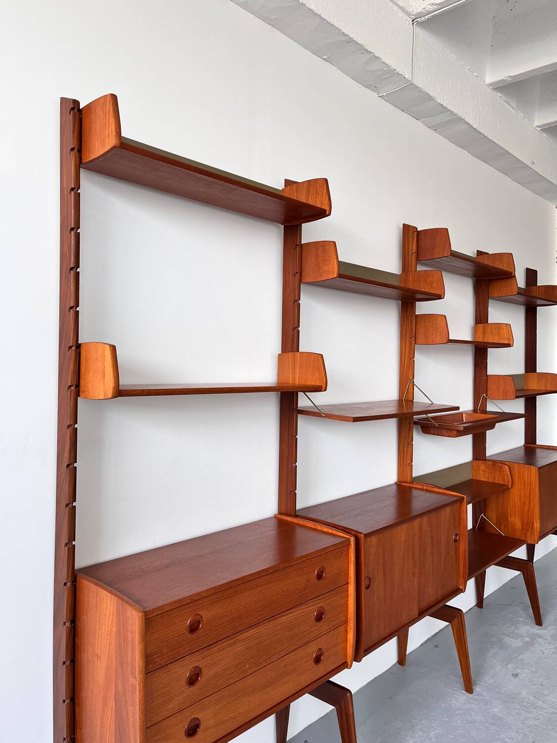 Scandinavian Mid Century Teak Bookcase, Norway 1960’s