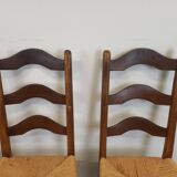 Brutalist chairs, set of 4