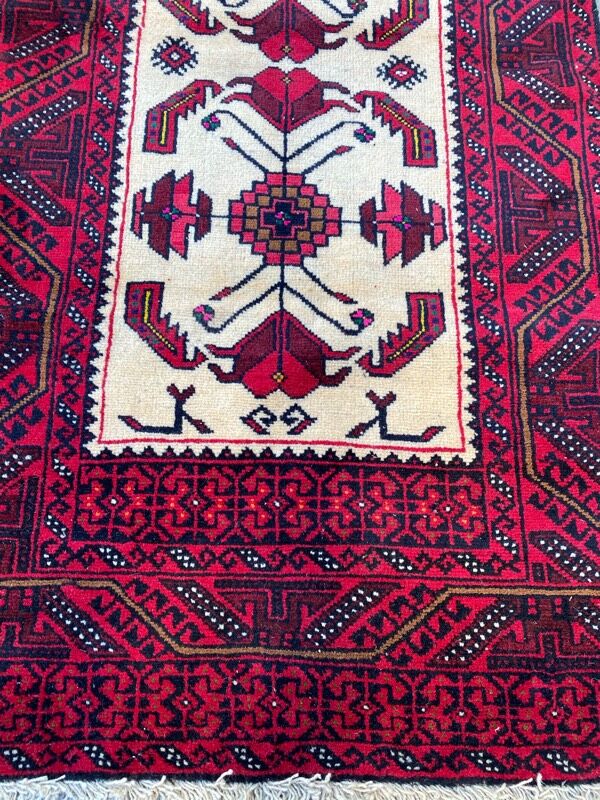 Vintage persian carpet belutch 97x187 cm