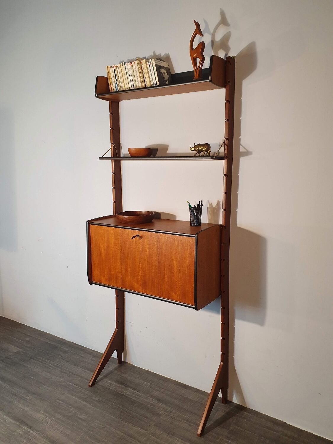 Norwegian Ergo Secretary Furniture, Scandinavian Vintage 1960s