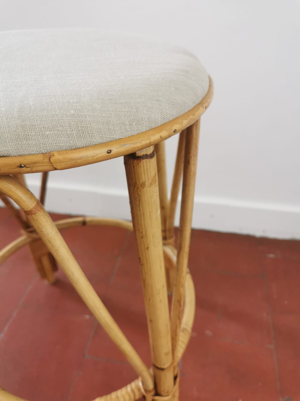 Rattan stool